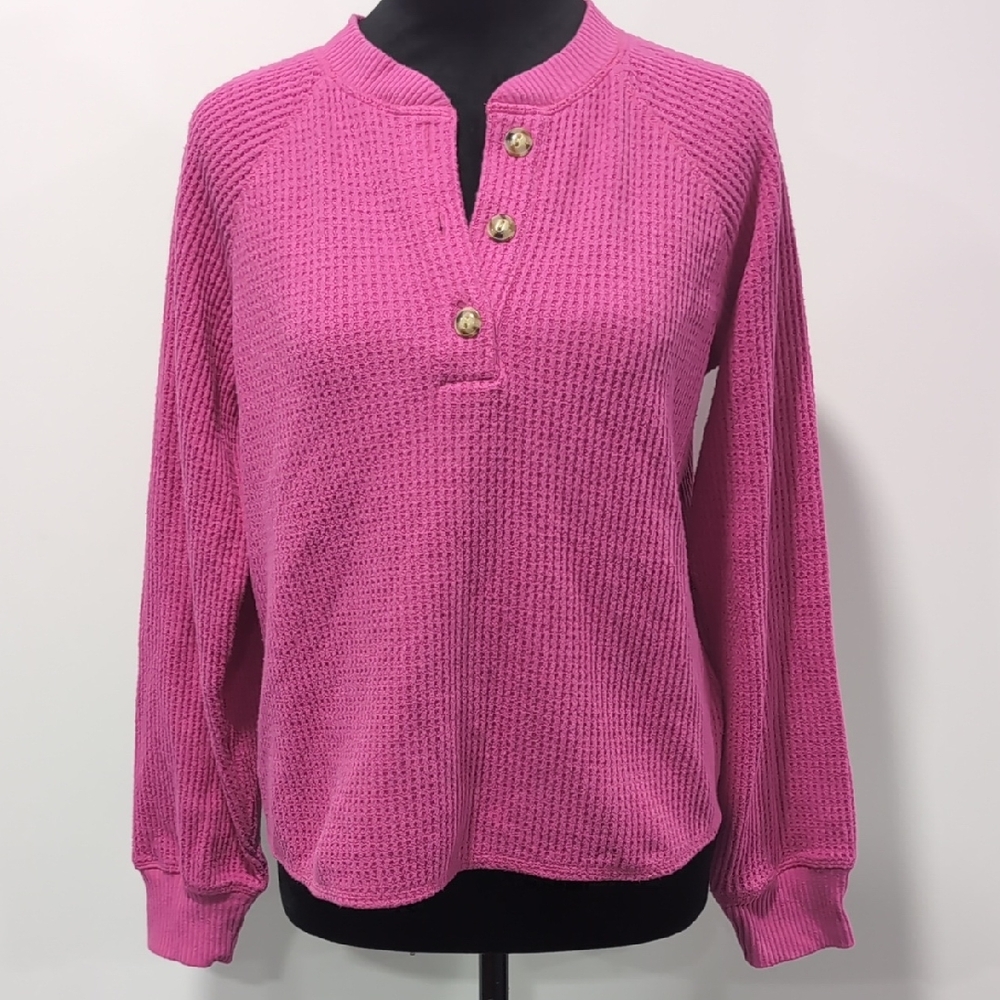 Old Navy Muted Hot Pink Knit Sweater